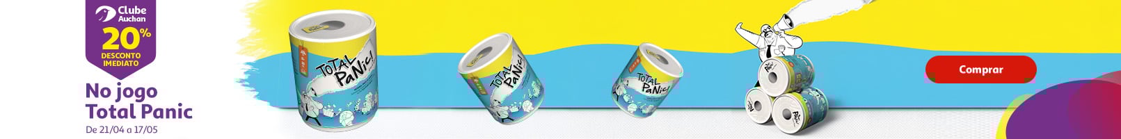 Campanha Total Panic || 21/04 a 17/05 | Auchan