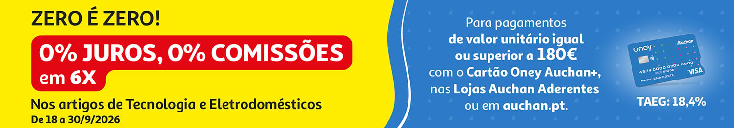 Campanha Zero é Zero Oney || 18/09 a 30/09 | Auchan