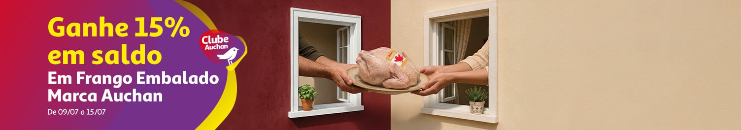 15% Desconto em Saldo em Frango Embalado Marca Auchan || 09/07 a 15/07 | Auchan