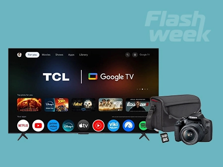 Preços baixos em máquinas fotográficas e TVs || 15/04 a 21/04