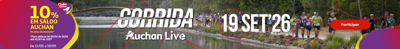 Campanha Corrida Auchan Live || 15/05 a 19/09 | Auchan