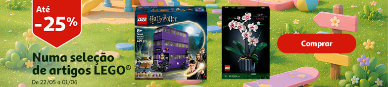 Campanha Lego Até 25% || 22/05 a 01/06 | Auchan