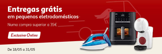 Campanha Pequenos Domésticos Entregas Grátis || 18/05 a 31/05 | Auchan