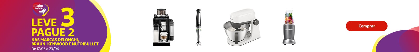 Campanha Clube Auchan Grupo Delonghi || 17/06 a 23/06 | Auchan