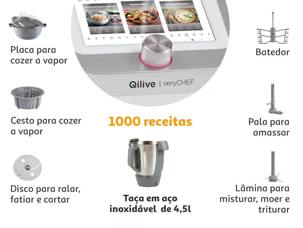 Robot de cozinha | Qilive - Auchan