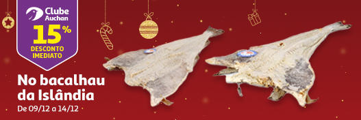 Campanha Clube Auchan Natal Bacalhau || 09/12 a 14/12 | Auchan