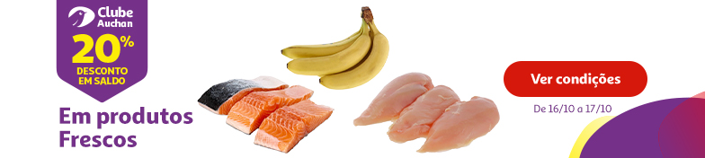 Campanha Produtos Frescos || 16/10 a 17/10/2026 | Auchan