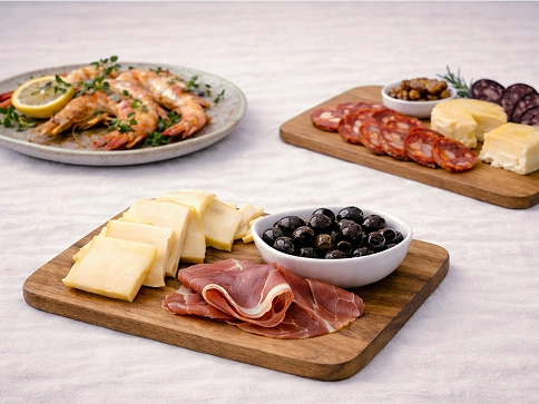 Marisco, Queijos e Enchidos