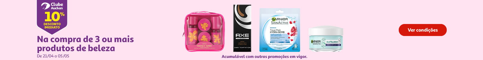 Campanha Clube Beleza || 21/04 a 05/05 | Auchan