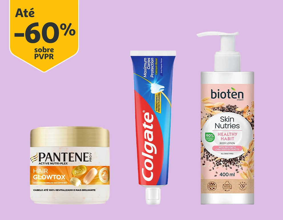 Em grandes marcas de Beleza e Higiene || 01/10 a 14/10