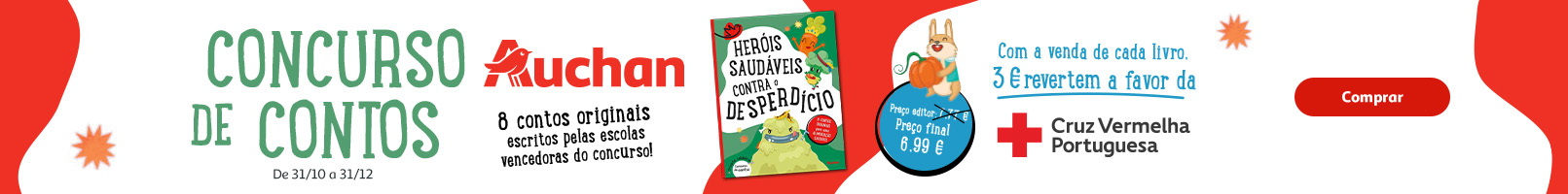 Campanha Solidária Natal 2025 | Livro Contos Auchan || 31/10 a 31/12 | Auchan