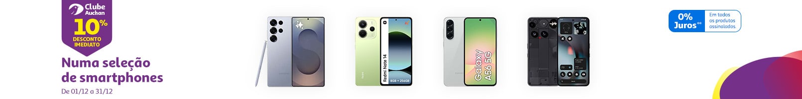 Numa seleção de Smartphones | Auchan