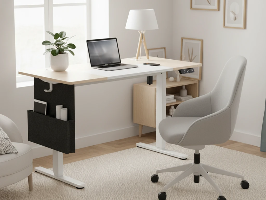 Auchan || Secretária ajustável elétrica Qilive