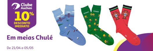 Campanha Meias Chulé Clube Auchan || 21/04 a 05/05 | Auchan