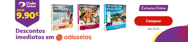 Campanha Odisseias || Até 31/12 | Auchan
