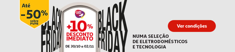 Campanha 10% Black Friday || 30/10 a 02/11/2026 | Auchan