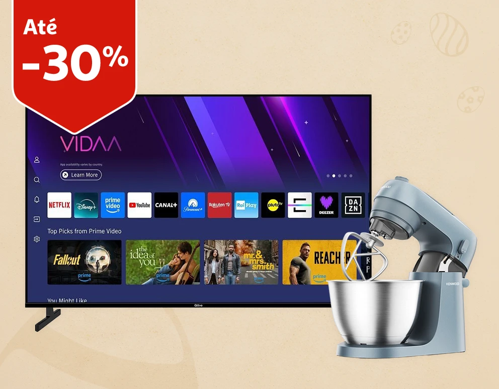 Em tecnologia e eletrodomésticos || 13/03 a 05/04