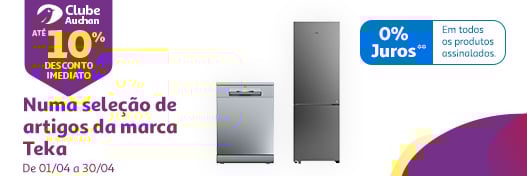 Numa seleção de eletrodomésticos Teka || 01/04 a 30/04 | Auchan