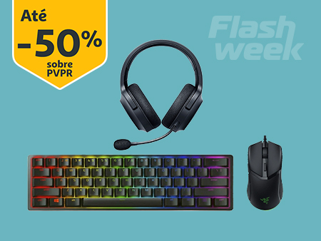 Em artigos Gaming da marca RAZER