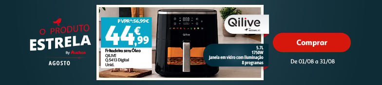 Campanha Produto Estrela Qilive || 01/08 a 31/08 | Auchan