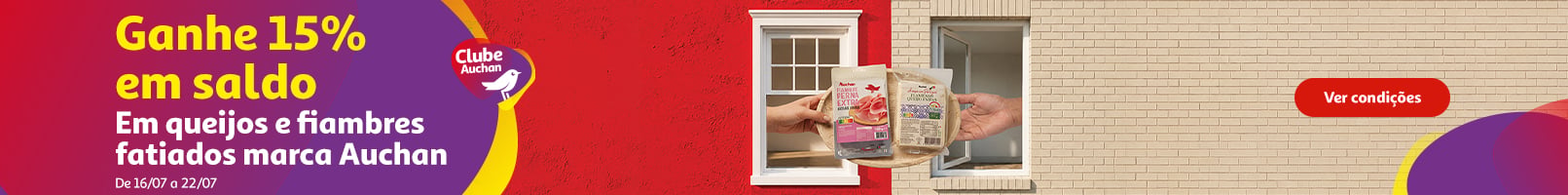 Campanha Queijo e Fiambre Fatiados Auchan || 16/07 a 22/07 | Auchan