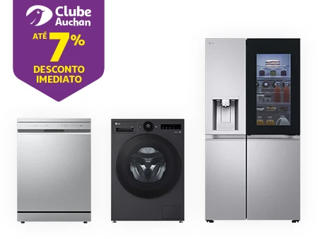 Numa seleção grandes eletrodomésticos LG || 01/08 a 31/08
