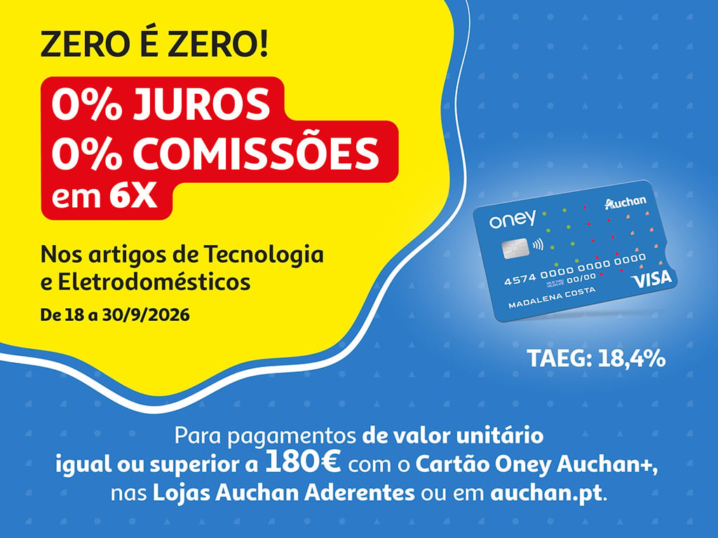 Campanha Zero é Zero Oney || 18/09 a 30/09 | Auchan
