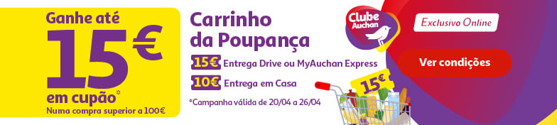 Carrinho da Poupança || 20/04 a 26/04 | Auchan
