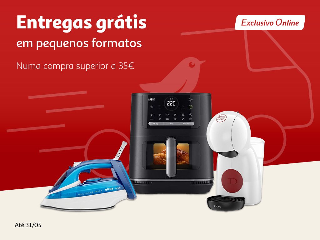 Campanha Pequenos Domésticos Entregas Grátis || 18/05 a 31/05 || Auchan