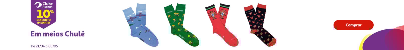 Campanha Meias Chulé Clube Auchan || 21/04 a 05/05 | Auchan