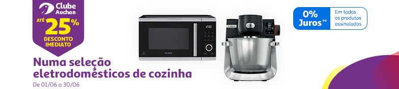 Até 25% desconto imediato numa seleção eletrodomésticos de cozinha || 01/06 a 30/06 | Auchan