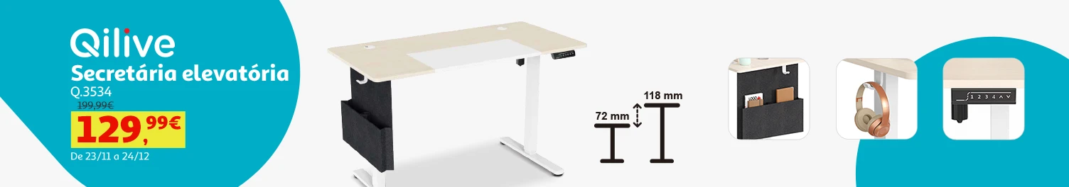 Campanha Secretária Qilive || 23/11 a 24/12 | Auchan