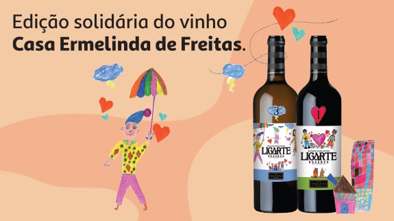 Por cada garrafa vendida, 1,5€ será destinado para a Fundação LIGA	