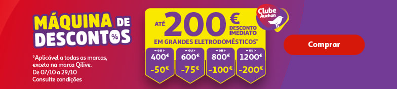 Campanha Máquina de Descontos || 07/10 a 29/10/2026 | Auchan