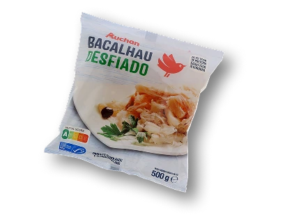 Bacalhau demolhado desfiado