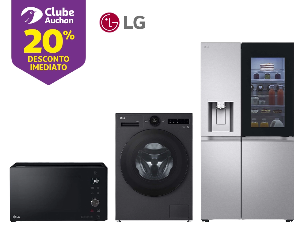 Numa seleção de artigos da marca LG || 27/06 a 29/06