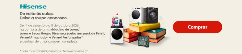 Campanha Hisense Persil e Vernel || 14/09 a 11/10/2026 | Auchan