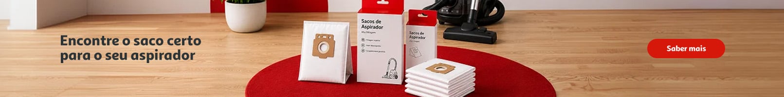 Campanha Aspiradores - escolher saco || 2026 | Auchan
