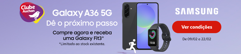 Campanha Galaxy A36 + Fit3 || 09/02 a 22/02 | Auchan