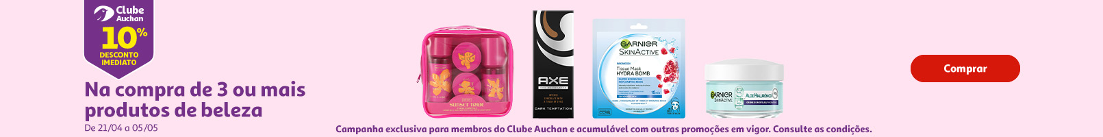 Campanha Clube Beleza || 21/04 a 05/05 | Auchan