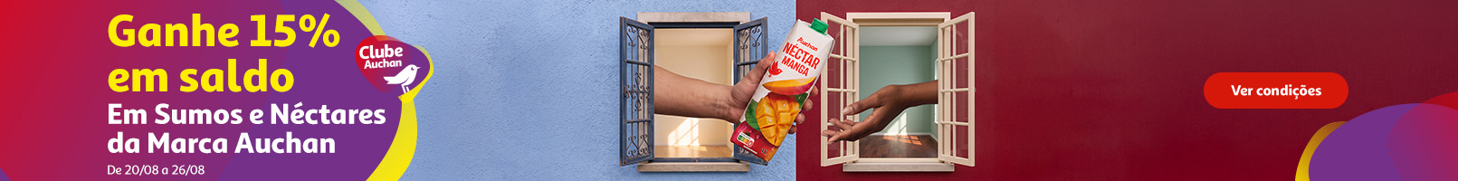 Campanha MDD Sumos e Néctares || 20/08 a 26/08 | Auchan
