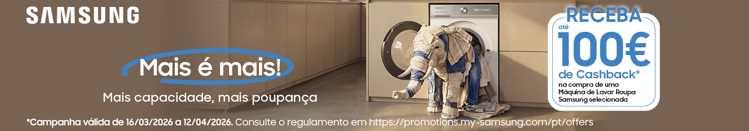 Campanha Samsung Máq Lavar  || 16/03 a 12/04 || Auchan