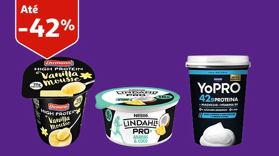 Iogurtes, Pudins e Bebidas Proteicas