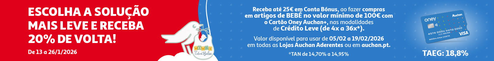 Feira do Bebé || 13/01 a 26/01 | Auchan