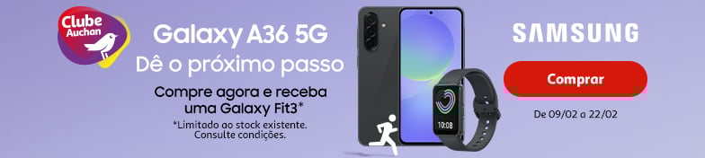 Campanha Galaxy A36 + Fit3 || 09/02 a 22/02 | Auchan