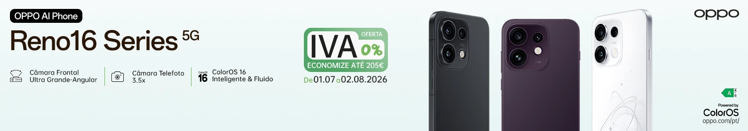 Campanha Oppo Reno 16  || 02/07 a 02/08