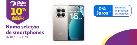 10% desconto imediato numa seleção de smartphones || 01/08 a 31/08 | Auchan