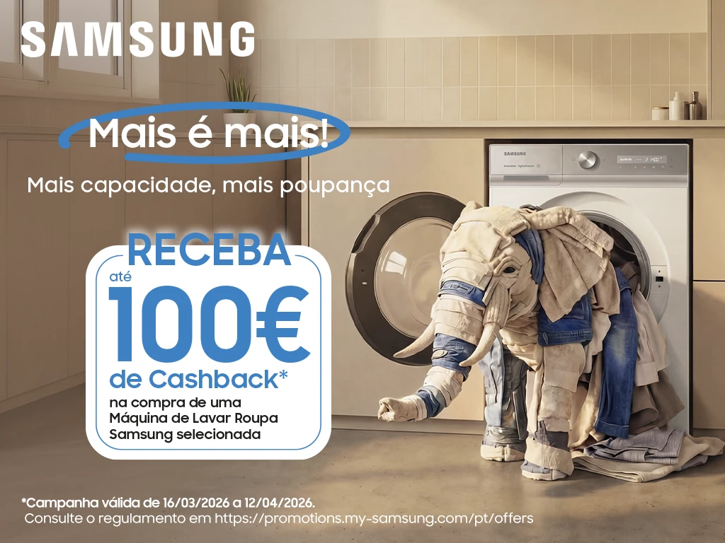 Campanha Samsung Máq Lavar  || 16/03 a 12/04 || Auchan