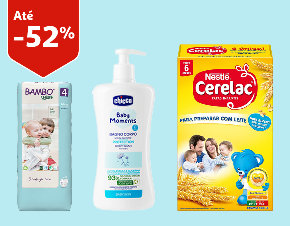 Promoções em produtos de Bebé || 05/03 a 18/03