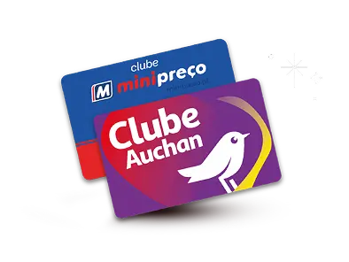 Receba o valor de volta em saldo no seu Cartão Clube Auchan